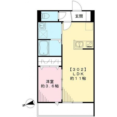 グランディールの物件間取画像